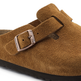 Birkenstock Boston Soft Footbed Clog (Men) - Mink Suede Dress-Casual - Clogs & Mules - The Heel Shoe Fitters