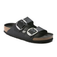 Birkenstock Arizona Big Buckle Oiled Leather Slide Sandal (Women) Sandal - Slide - The Heel Shoe Fitters