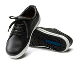 Birkenstock QO500 Safety Shoe (Unisex) - Black Leather Dress-Casual - Professional - The Heel Shoe Fitters
