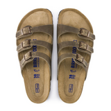 Birkenstock Florida Soft Footbed Slide Sandal (Women) - Tobacco Oiled Leather Sandals - Slide - The Heel Shoe Fitters