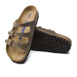 Birkenstock Florida Soft Footbed Slide Sandal (Women) - Tobacco Oiled Leather Sandals - Slide - The Heel Shoe Fitters