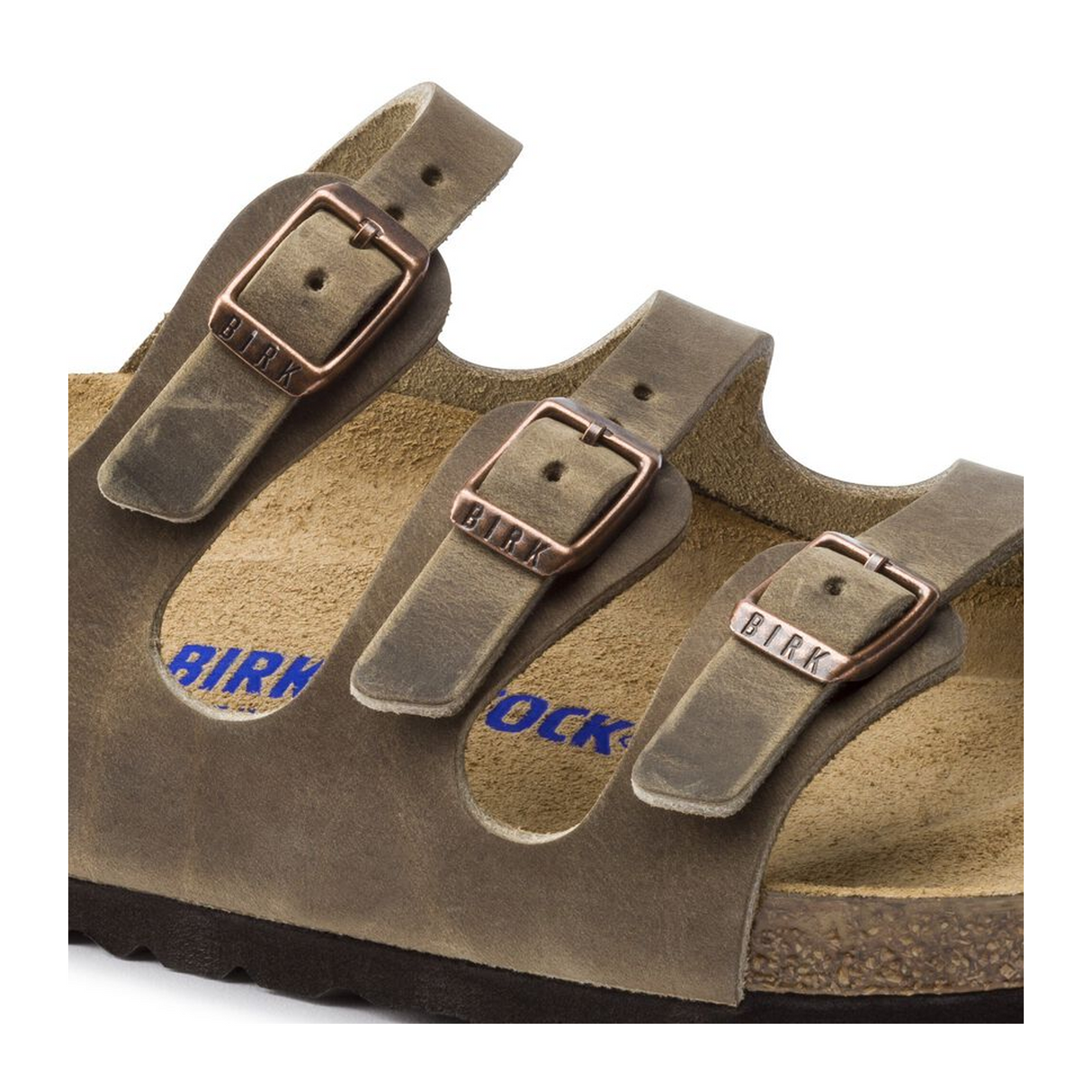 Birkenstock Florida Soft Footbed Slide Sandal (Women) - Tobacco Oiled Leather Sandals - Slide - The Heel Shoe Fitters