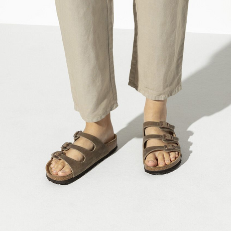 Birkenstock Florida Soft Footbed Slide Sandal (Women) - Tobacco Oiled Leather Sandals - Slide - The Heel Shoe Fitters