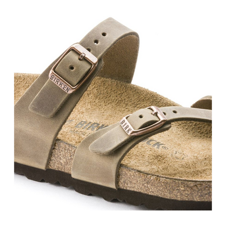 Birkenstock Mayari Sandal (Women) - Tobacco Oiled Leather Sandals - Thong - The Heel Shoe Fitters