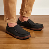 OluKai Moloa Slip On (Men) - Black/Toffee Dress-Casual - Slip Ons - The Heel Shoe Fitters