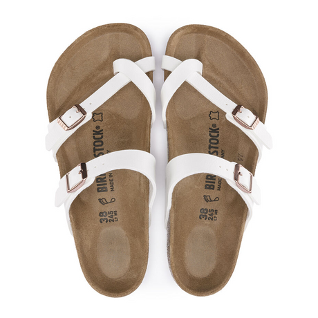 Birkenstock Mayari Sandal (Women) - White Birko-Flor Sandals - Thong - The Heel Shoe Fitters