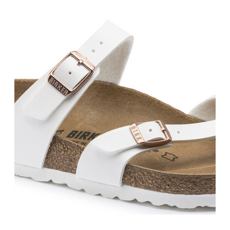 Birkenstock Mayari Sandal (Women) - White Birko-Flor Sandals - Thong - The Heel Shoe Fitters