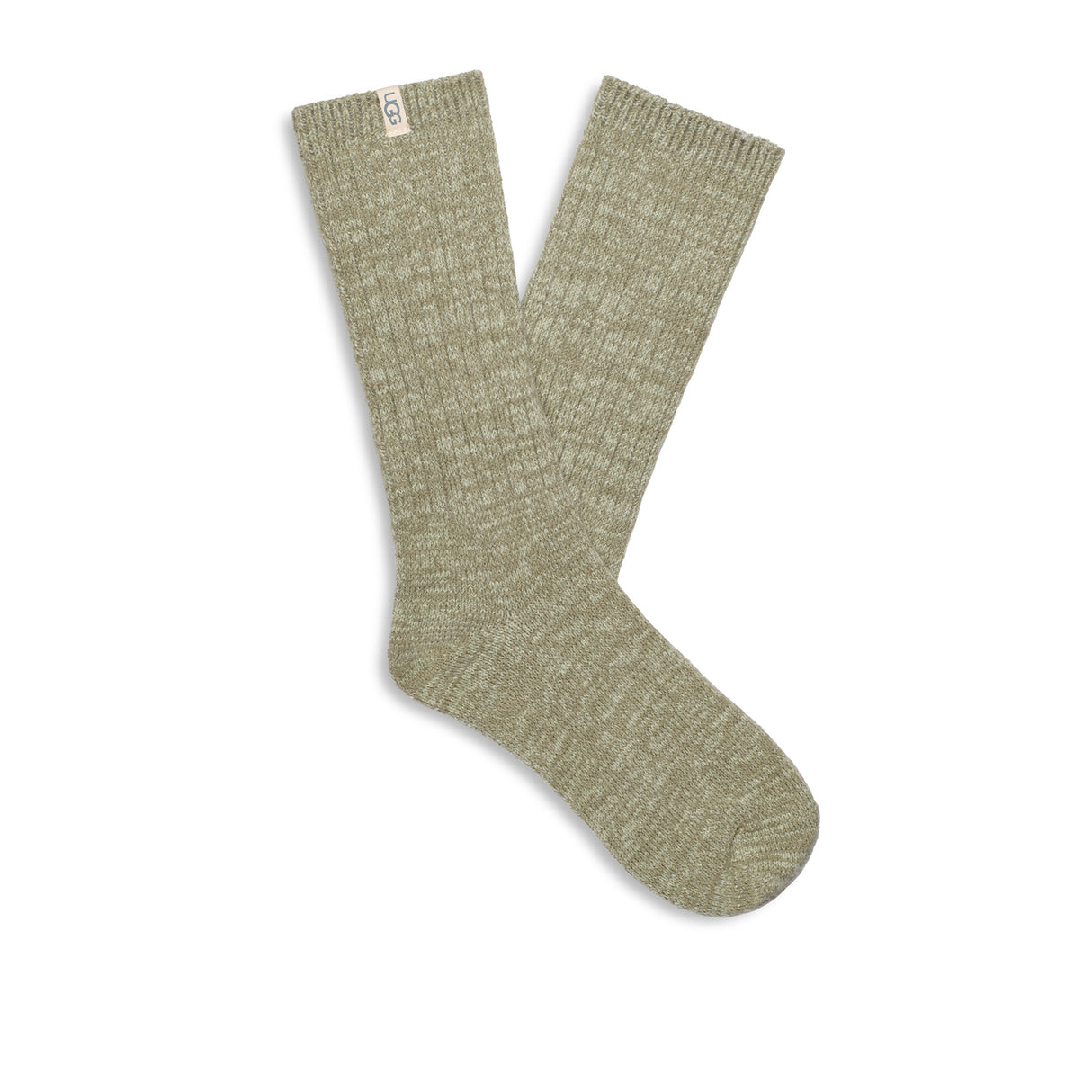 UGG® Rib Knit Slouchy Crew Sock (Women) - Moss Green Accessories - Socks - Lifestyle - The Heel Shoe Fitters