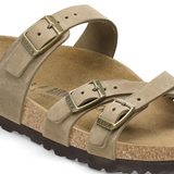 Birkenstock Franca Slide Sandal (Women) - Tobacco Oiled Leather