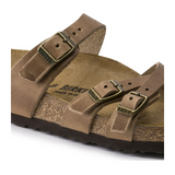 Birkenstock Franca Narrow Slide Sandal (Women) - Tobacco Oiled Leather Sandals - Slide - The Heel Shoe Fitters