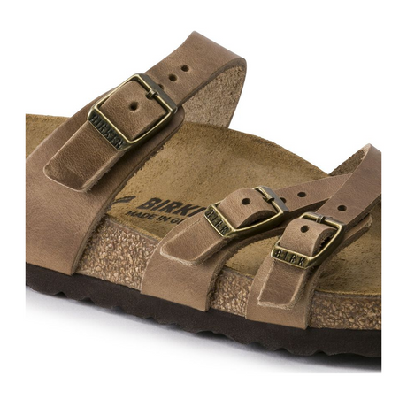 Birkenstock Franca Slide Sandal (Women) - Tobacco Oiled Leather Sandals - Slide - The Heel Shoe Fitters