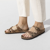 Birkenstock Franca Narrow Slide Sandal (Women) - Tobacco Oiled Leather Sandals - Slide - The Heel Shoe Fitters