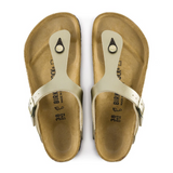 Birkenstock Gizeh Sandal (Women) - Gold Birko-Flor Sandals - Thong - The Heel Shoe Fitters