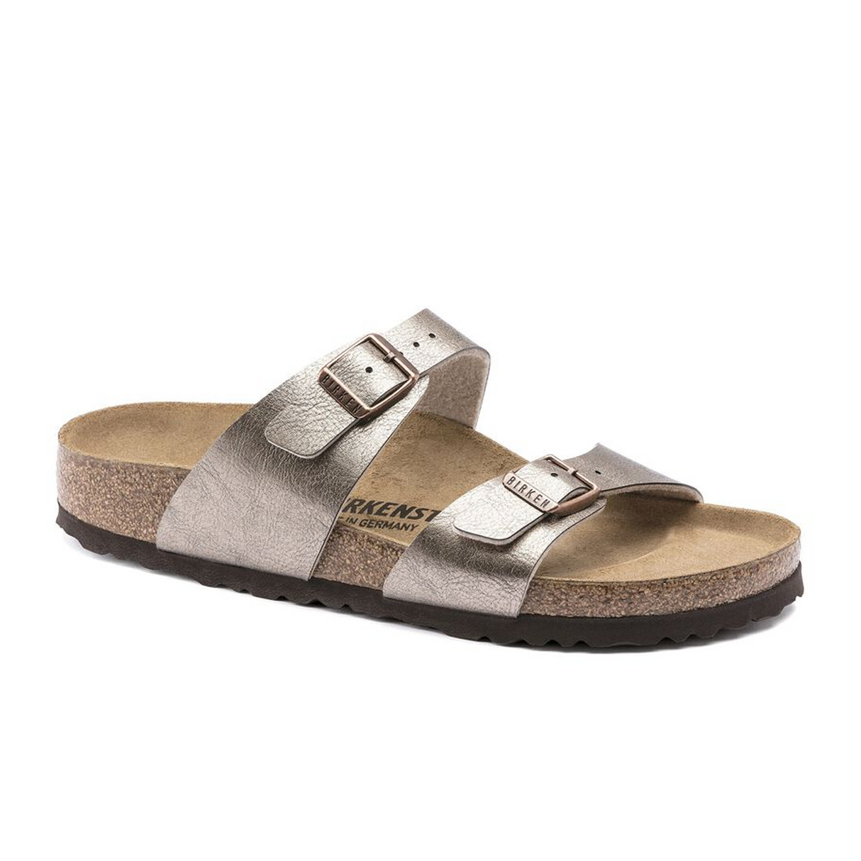 Birkenstock Sydney Slide Sandal (Women) - Graceful Taupe Birko-Flor Sandals - Slide - The Heel Shoe Fitters