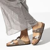 Birkenstock Sydney Slide Sandal (Women) - Graceful Taupe Birko-Flor Sandals - Slide - The Heel Shoe Fitters