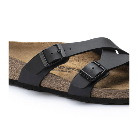 Birkenstock Yao Slide Sandal (Women) - Black Birko-Flor Sandals - Slide - The Heel Shoe Fitters