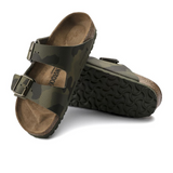 Birkenstock Arizona Slide Sandal (Women) - Desert Soil Camo Green Birko-Flor Sandals - Slide - The Heel Shoe Fitters