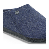 Birkenstock Zermatt Slipper (Men) - Dark Blue Wool/Natural Shearling Dress-Casual - Slippers - The Heel Shoe Fitters