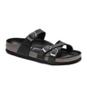 Birkenstock Franca Hex Narrow Slide Sandal (Women) - Black Oiled Leather Sandal - Slide - The Heel Shoe Fitters