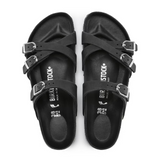 Birkenstock Franca Hex Narrow Slide Sandal (Women) - Black Oiled Leather Sandal - Slide - The Heel Shoe Fitters