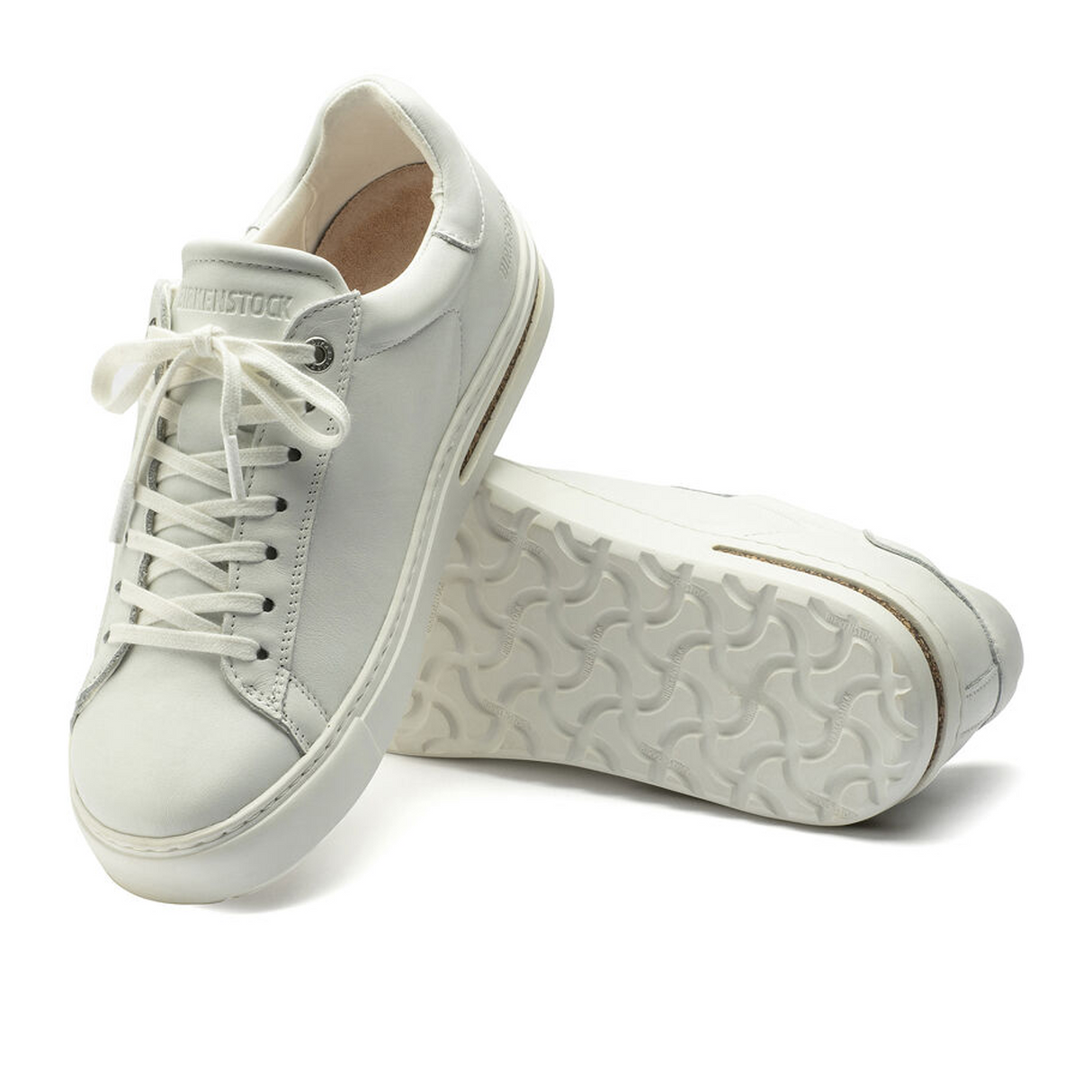 Birkenstock Bend Sneaker (Unisex) - White Leather Athletic - Casual - Lace Up - The Heel Shoe Fitters