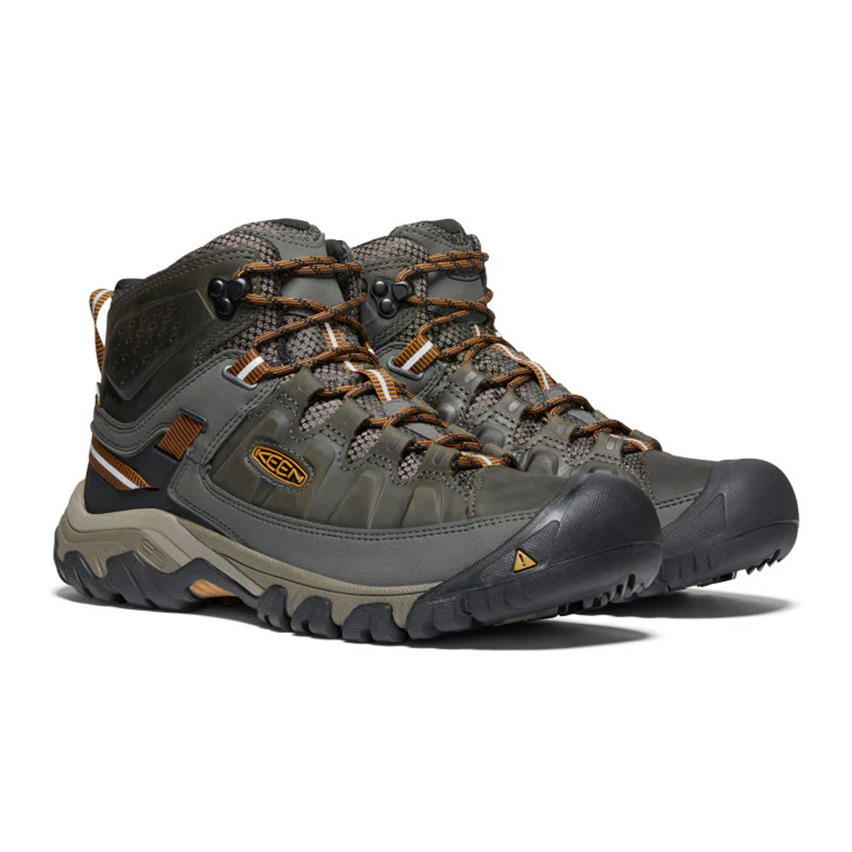 Keen Targhee III Mid Waterproof Hiking Boot (Men) - Black Olive/Golden Brown Boots - Hiking - Mid - The Heel Shoe Fitters