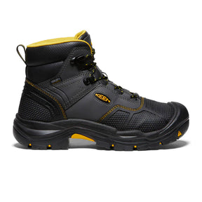 Keen Utility Logandale Waterproof Steel Toe Work Boot (Men) - Raven/Black Boots - Work - 6 Inch - The Heel Shoe Fitters