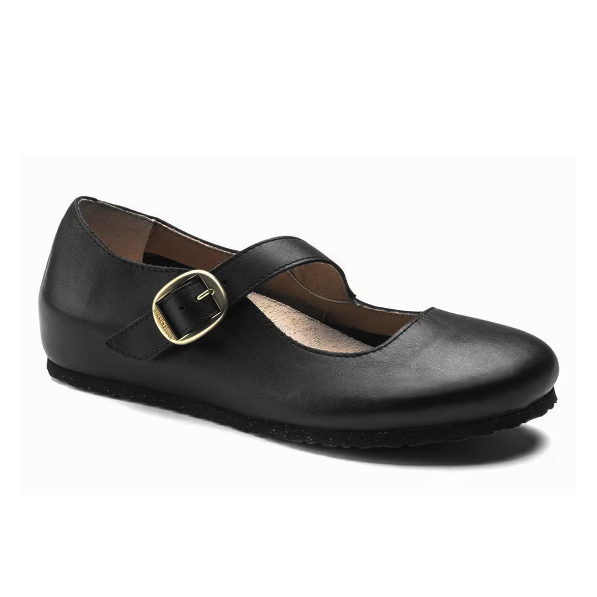 Birkenstock Tracy Mary Jane Narrow (Women) - Black Leather Dress-Casual - Flat - The Heel Shoe Fitters