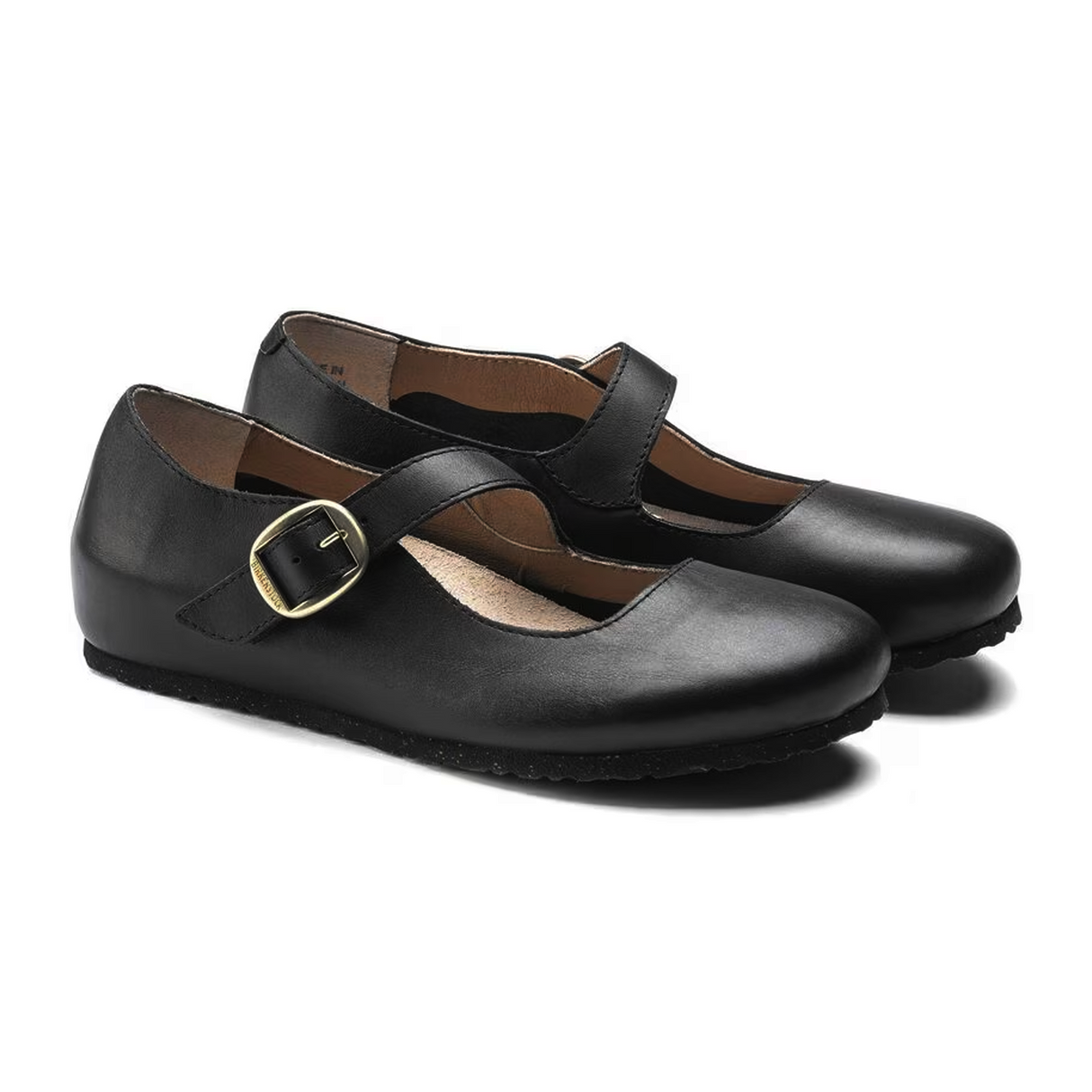 Birkenstock Tracy Mary Jane Narrow (Women) - Black Leather Dress-Casual - Flat - The Heel Shoe Fitters