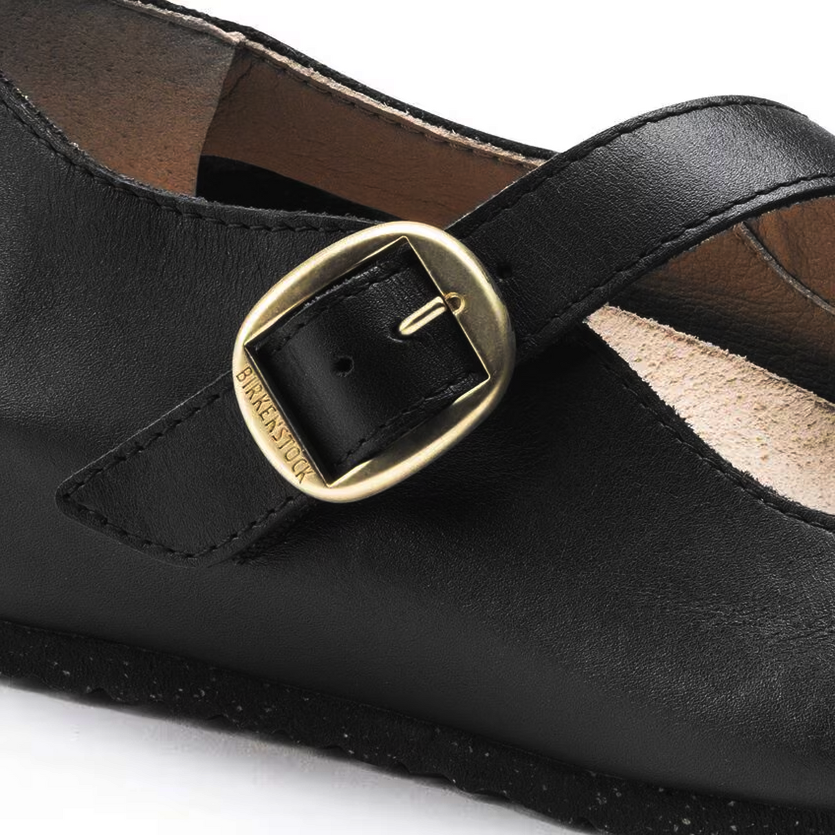 Birkenstock Tracy Mary Jane Narrow (Women) - Black Leather Dress-Casual - Flat - The Heel Shoe Fitters