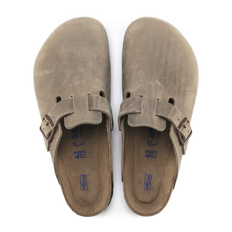 Birkenstock Boston Soft Footbed Clog (Men) - Tobacco Oiled Leather Dress-Casual - Clogs & Mules - The Heel Shoe Fitters