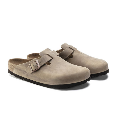 Birkenstock Boston Soft Footbed Clog (Men) - Tobacco Oiled Leather Dress-Casual - Clogs & Mules - The Heel Shoe Fitters