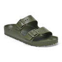 Birkenstock Arizona EVA Slide Sandal (Men) - Khaki/Green Buckle