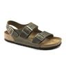 Birkenstock Milano Backstrap Sandal (Men) - Faded Khaki Oiled Leather Sandal - Backstrap - The Heel Shoe Fitters