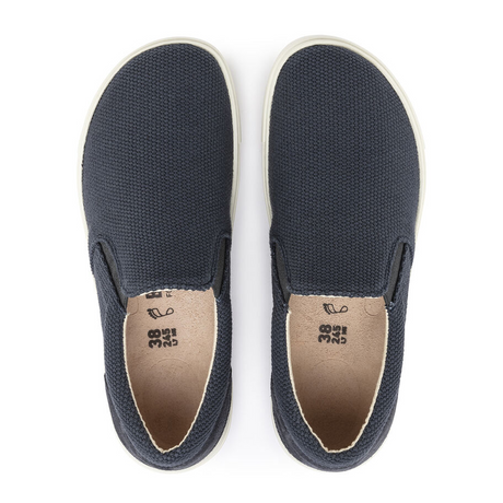 Birkenstock Oswego Slip On Sneaker (Women) - Midnight Canvas Dress-Casual - Slip Ons - The Heel Shoe Fitters