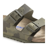 Birkenstock Arizona Soft Footbed Slide Sandal (Men) - Desert Soil Camo Green Birko-Flor Sandals - Slide - The Heel Shoe Fitters