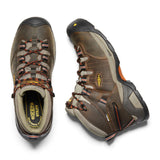 Keen Utility Detroit XT Mid Waterproof Soft Toe Work Boot (Men) - Black Olive/Leather Brown Boots - Work - Low - Soft Toe - The Heel Shoe Fitters