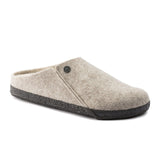 Birkenstock Zermatt Narrow Slipper (Women) - Eggshell Wool/Natural Shearling Dress-Casual - Slippers - The Heel Shoe Fitters