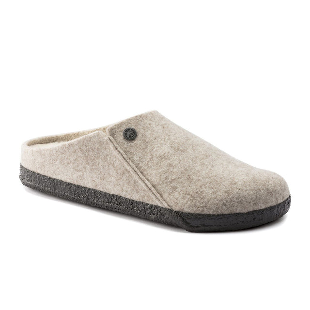 Birkenstock Zermatt Narrow Slipper (Women) - Eggshell Wool/Natural Shearling Dress-Casual - Slippers - The Heel Shoe Fitters