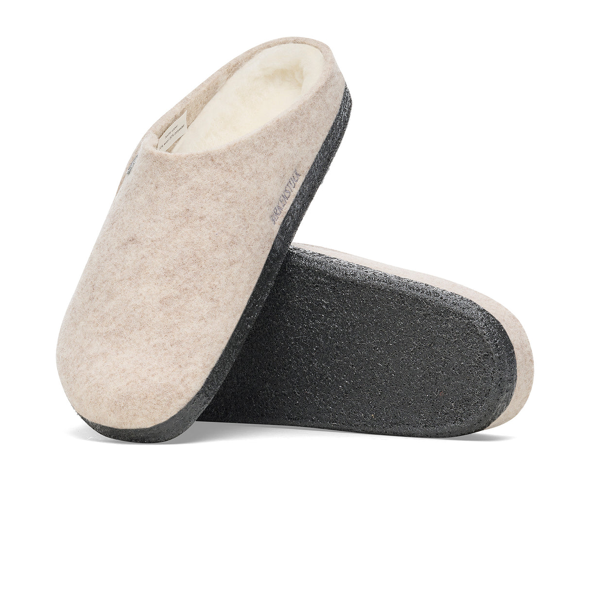 Birkenstock Zermatt Narrow Slipper (Women) - Eggshell Wool/Natural Shearling Dress-Casual - Slippers - The Heel Shoe Fitters