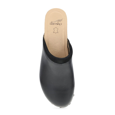 Dansko Andie Clog (Women) - Black Calf Dress-Casual - Clogs & Mules - The Heel Shoe Fitters