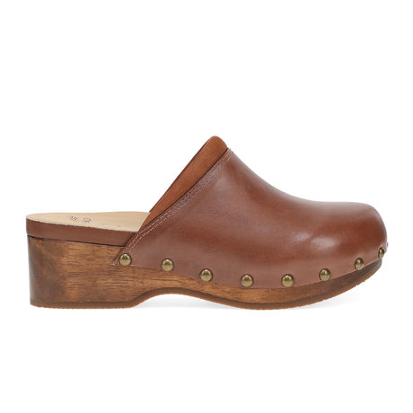 Dansko Andie Clog (Women) - Tan Calf Dress-Casual - Clogs & Mules - The Heel Shoe Fitters