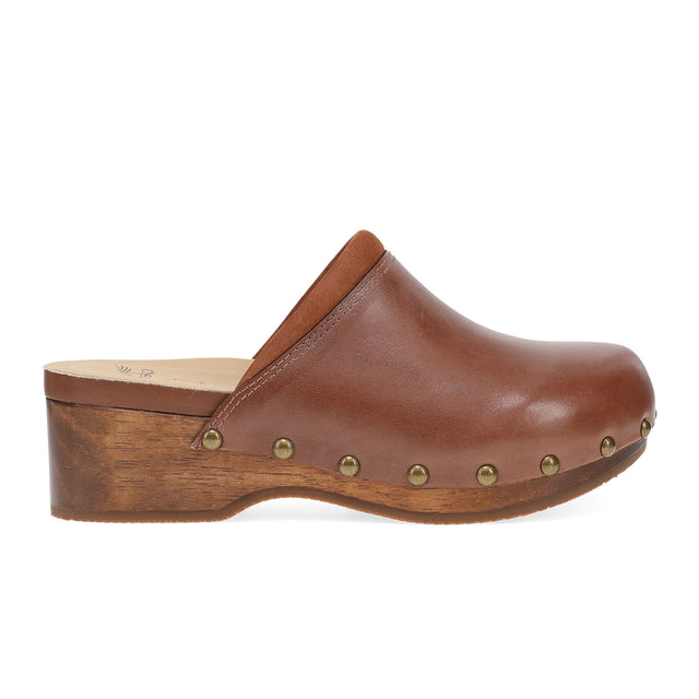 Dansko Andie Clog (Women) - Tan Calf Dress-Casual - Clogs & Mules - The Heel Shoe Fitters