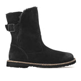 Birkenstock Uppsala Boot (Women) - Black Suede/Black Shearling Boots - Fashion - Mid Boot - The Heel Shoe Fitters