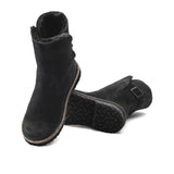 Birkenstock Uppsala Boot (Women) - Black Suede/Black Shearling Boots - Fashion - Mid Boot - The Heel Shoe Fitters