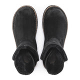 Birkenstock Uppsala Boot (Women) - Black Suede/Black Shearling Boots - Fashion - Mid Boot - The Heel Shoe Fitters