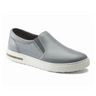 Birkenstock Oswego Narrow Slip On Sneaker (Women) - Gray Leather Dress-Casual - Slip On - The Heel Shoe Fitters