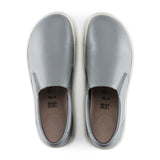 Birkenstock Oswego Slip On (Men) - Gray Leather Athletic - Casual - Slip On - The Heel Shoe Fitters