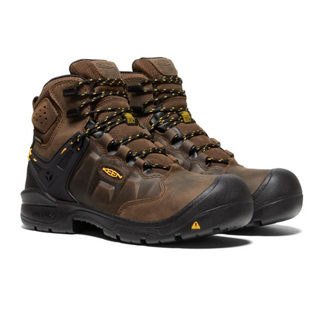 Keen Utility Dover 6" Composite Toe Work Boot (Men) - Dark Earth/Black Boots - Work - 6 Inch - The Heel Shoe Fitters