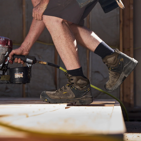Keen Utility Dover 6" Composite Toe Work Boot (Men) - Dark Earth/Black Boots - Work - 6 Inch - The Heel Shoe Fitters